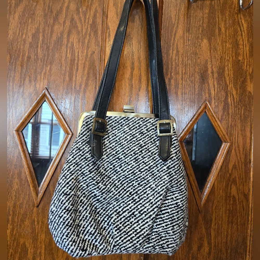 Mossimo Tweed Shoulder Bag - Picture 4 of 9